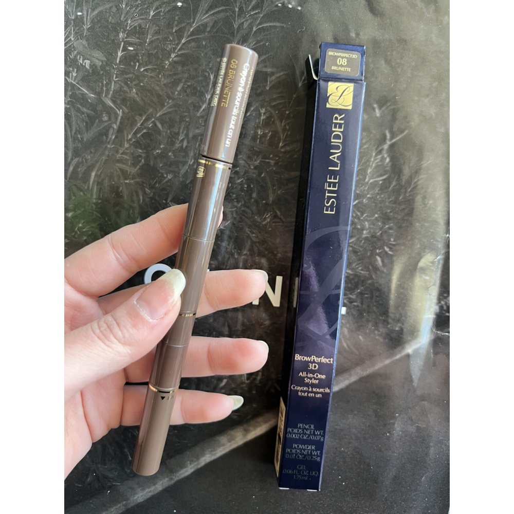 Estee Lauder Brow Perfect 3D All In One Styler #08 Brunette New